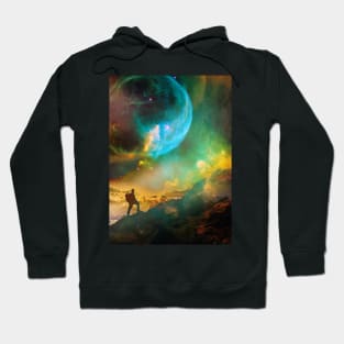 Vibrant Space Hiker Hoodie